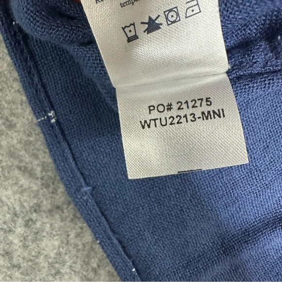 NWOT Faherty Women's Eliza Tank in Midnight Ikat. Sz: S - Picture 7 of 8